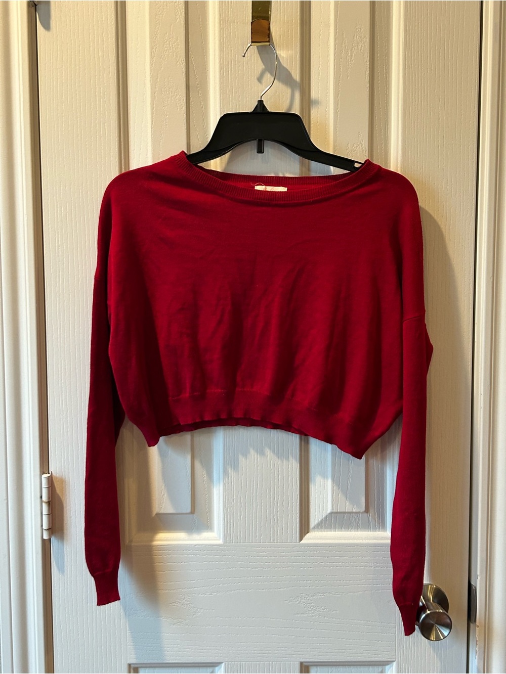 Ambiance Red Knit Pullover Sweater